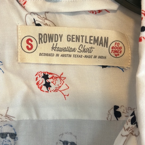Rowdy Gentleman Patriotic Presidents Hawaiian Shirt - Never Worn - Picture 3 of 4